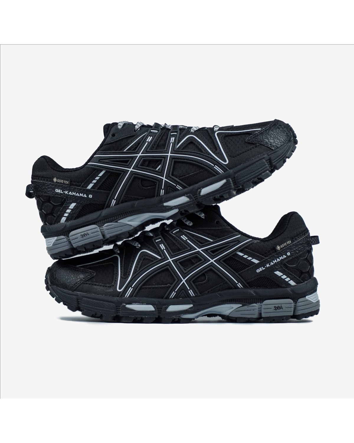 Asics Gel-Kahana 8 Gore-tex Black White Stripes