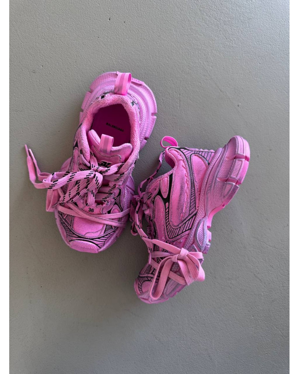 Balenciaga 3XL Vintage Pink Black