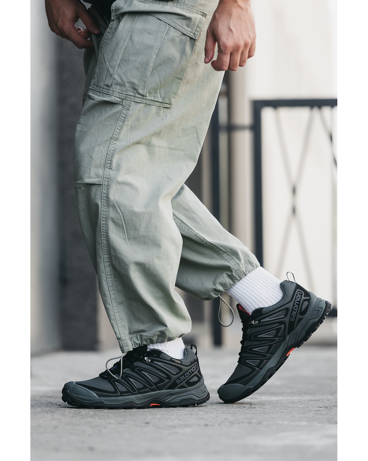Salomon Speed Cross Pro Gore-Tex Thinsulate Khaki Black