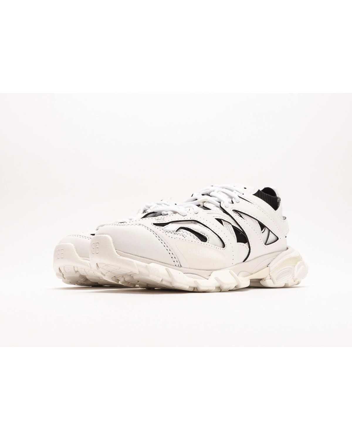 Balenciaga Track Sock White Black