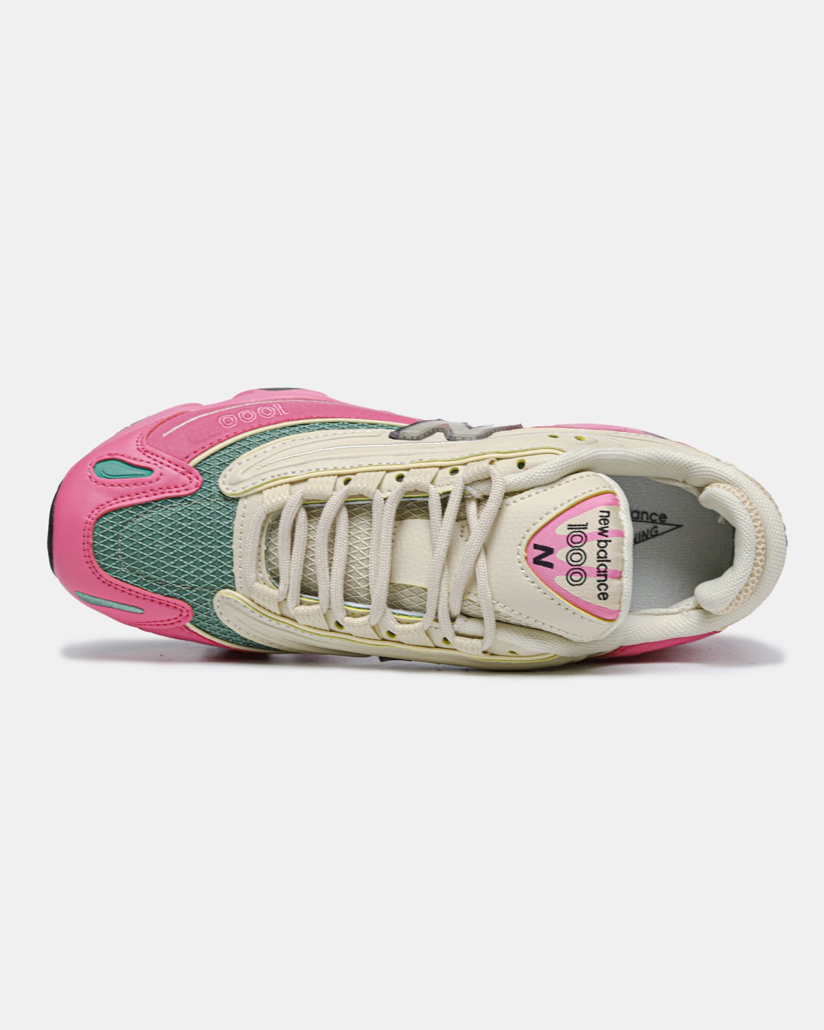 New Balance 1000 Tan Pink Green