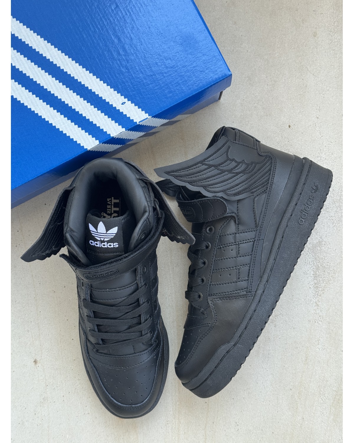 Adidas x Jeremy Scott Forum Hi Wings 4.0 Black