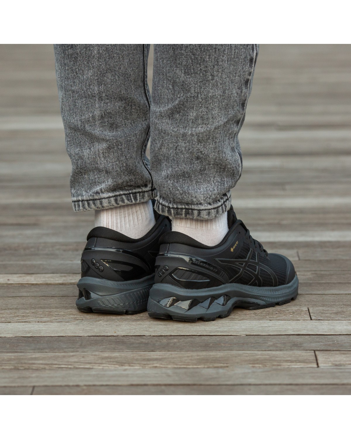 Asics Gel Kayano 27 Gore Tex  Black Grey