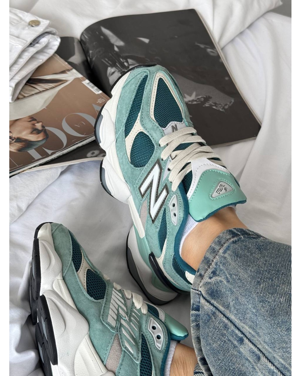 New Balance 9060 Green Cream