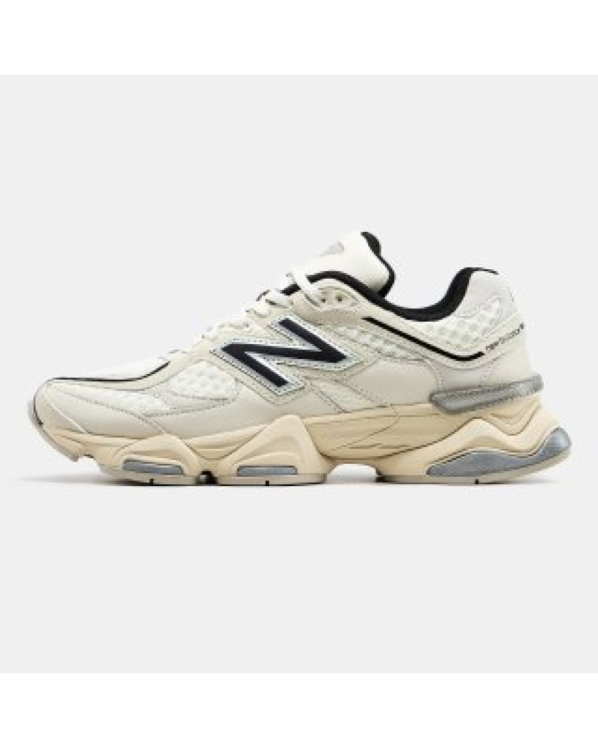 New Balance 9060 Cream Black Silver