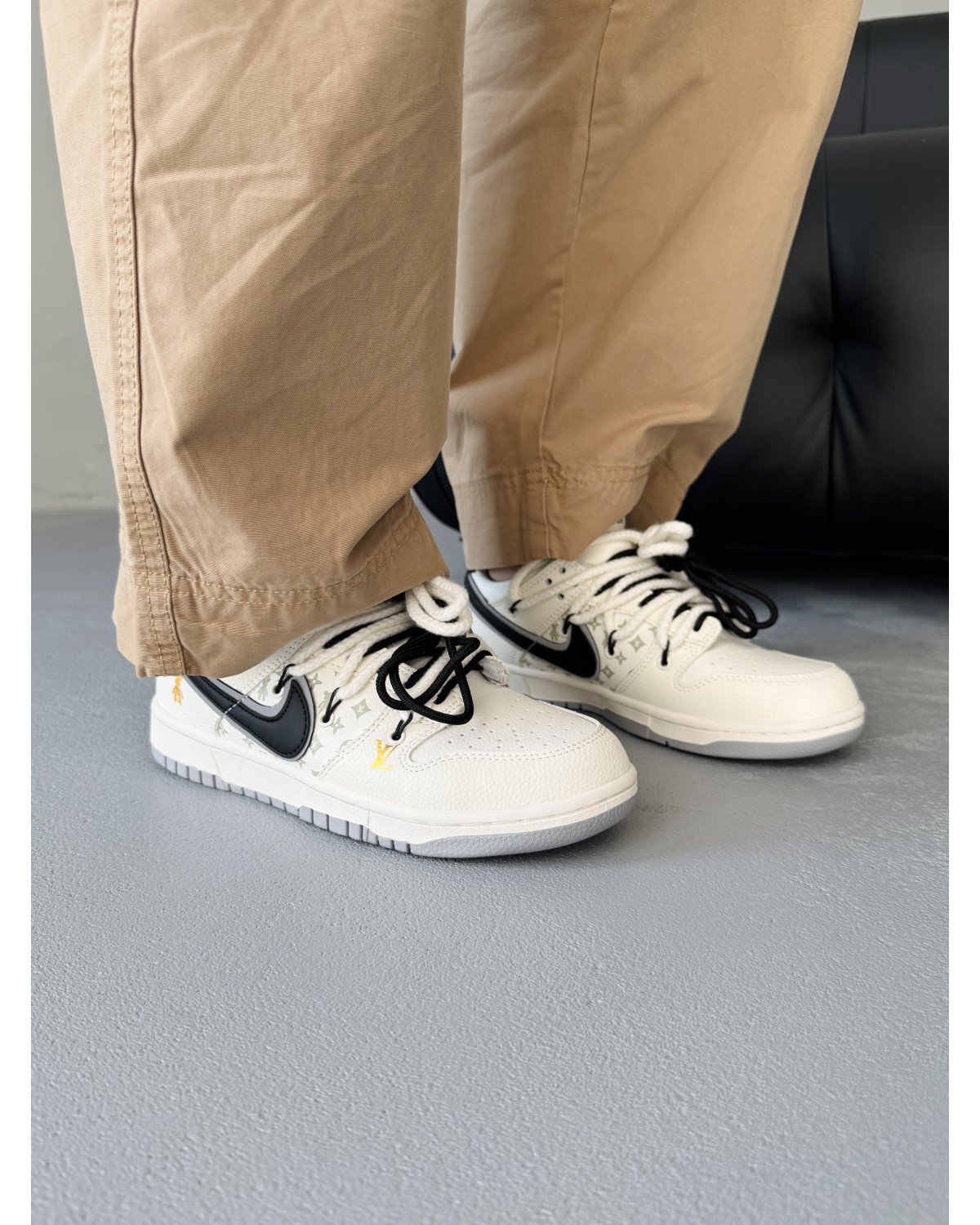 Nike SB x Louis Vuitton x Glommy Bear White Black