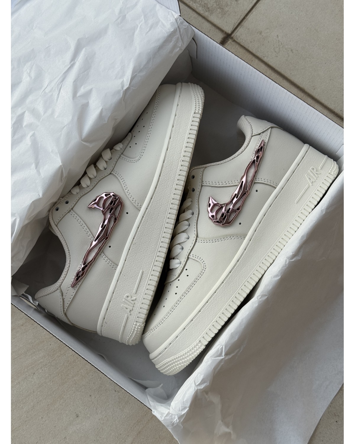 Nike Air Force 1 Low Molten Metal Pink White