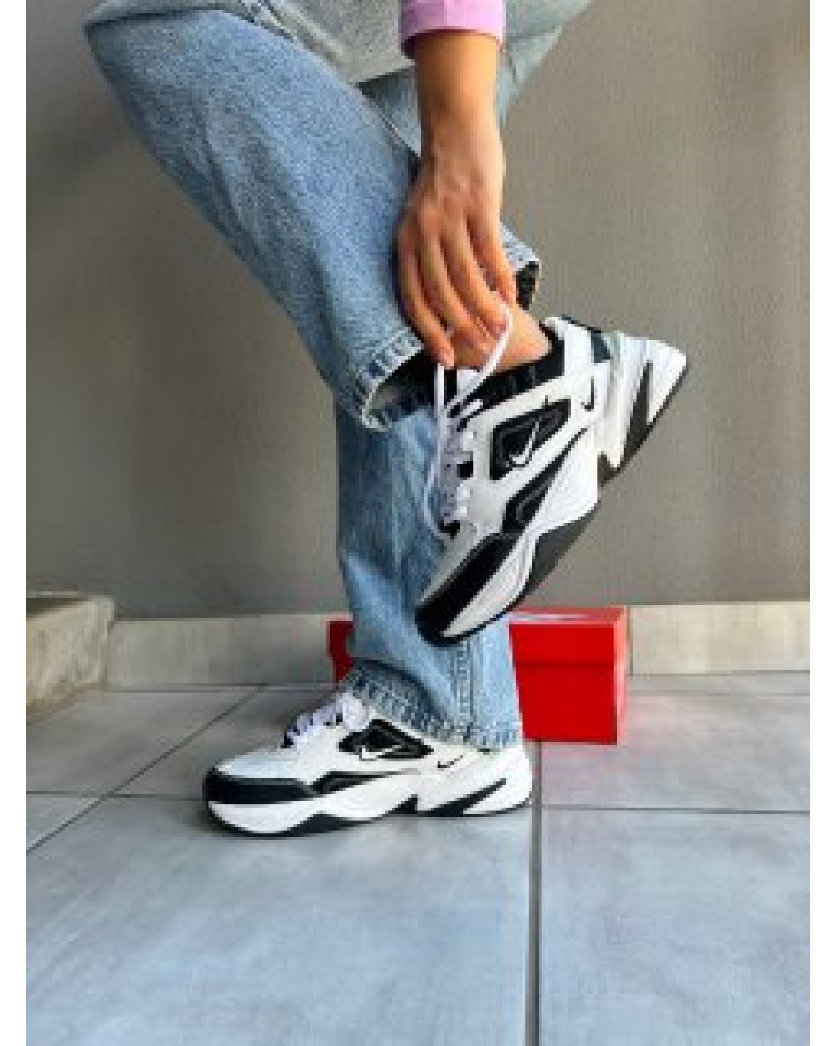 Nike M2K White Black