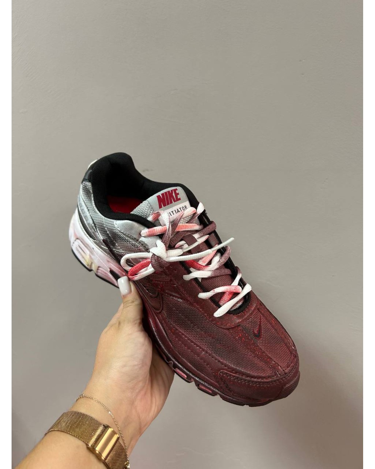 Nike Initiator Custom Red Silver