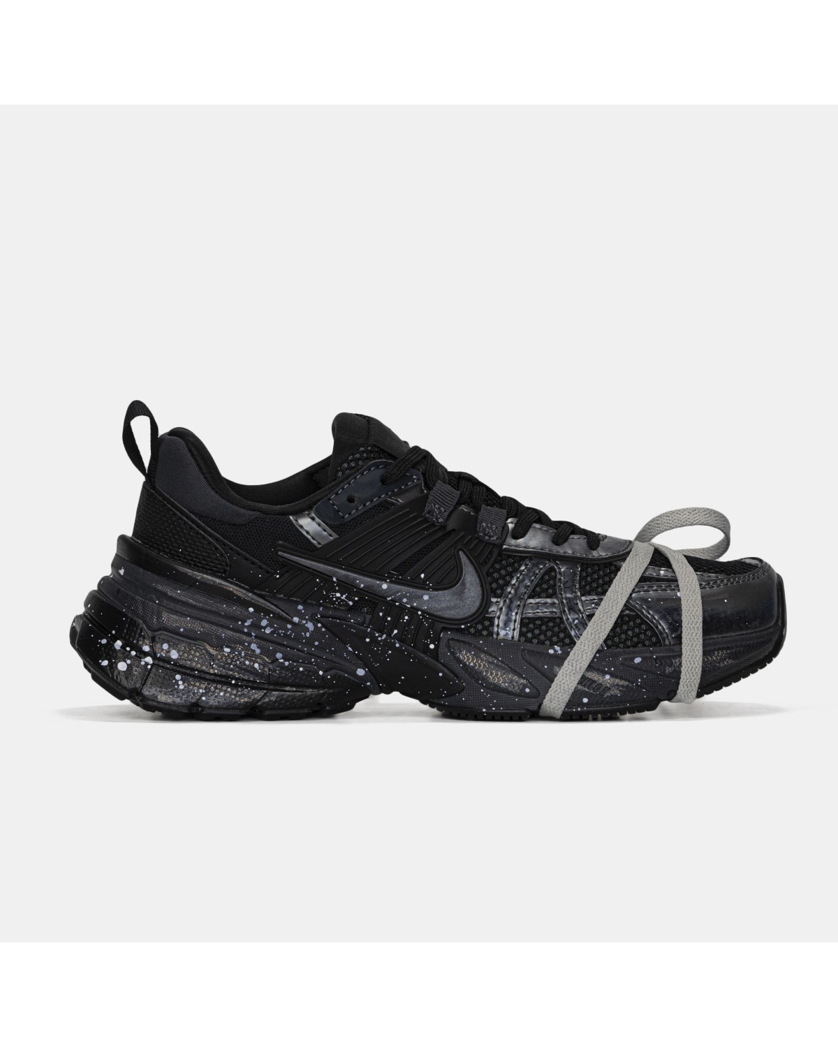 Nike Runntek V2K Black Silver Custom