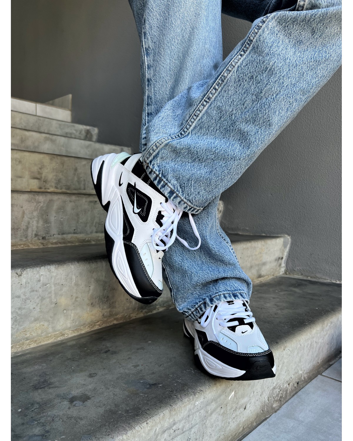 Nike M2K White Black