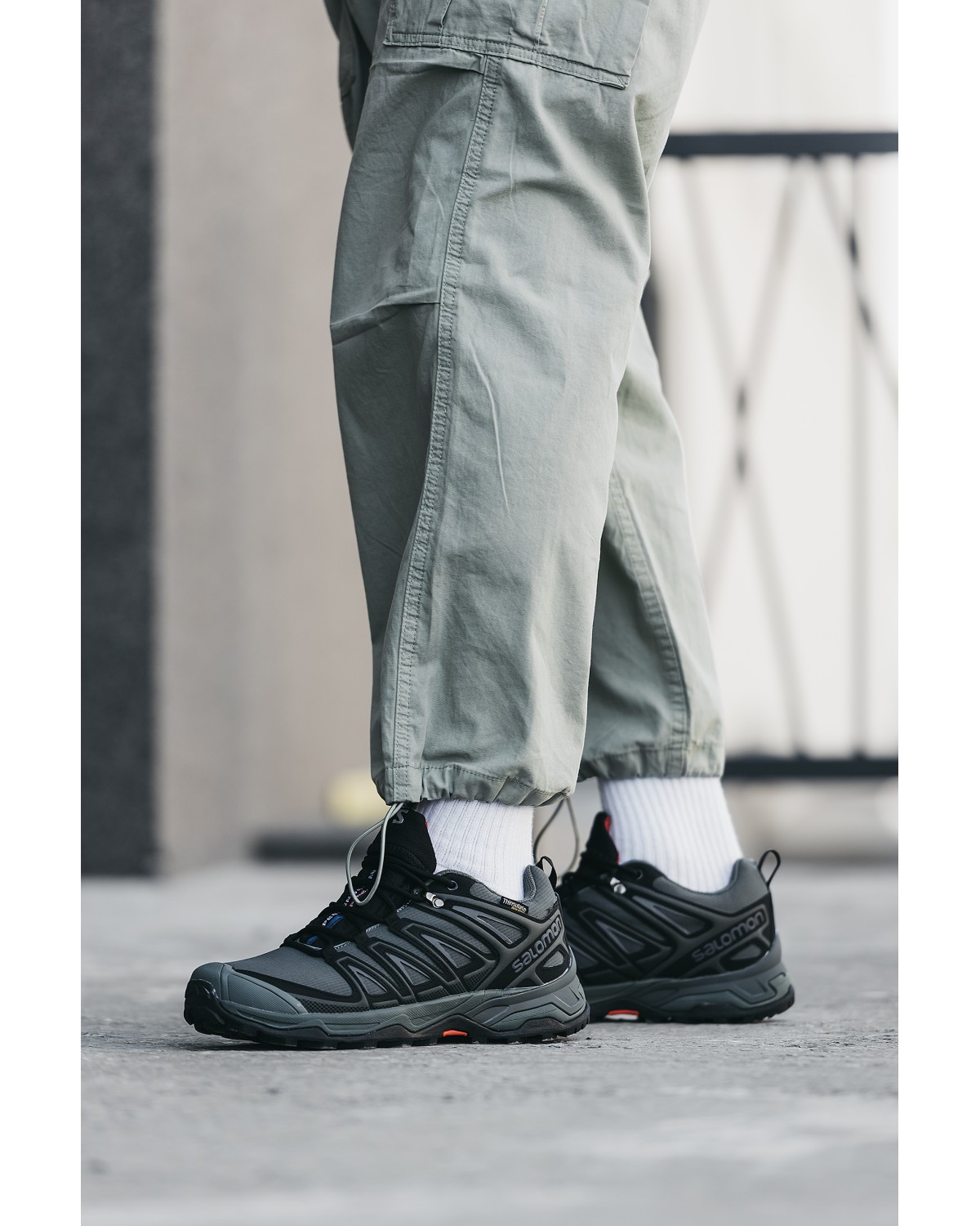 Salomon Speed Cross Pro Gore-Tex Thinsulate Khaki Black