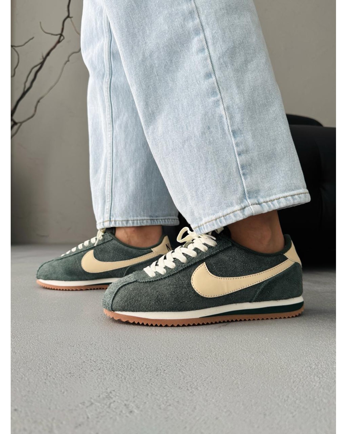 Nike Cortez Vintage Green Gum Suede