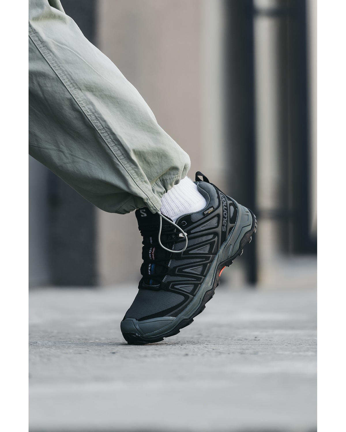 Salomon Speed Cross Pro Gore-Tex Thinsulate Khaki Black