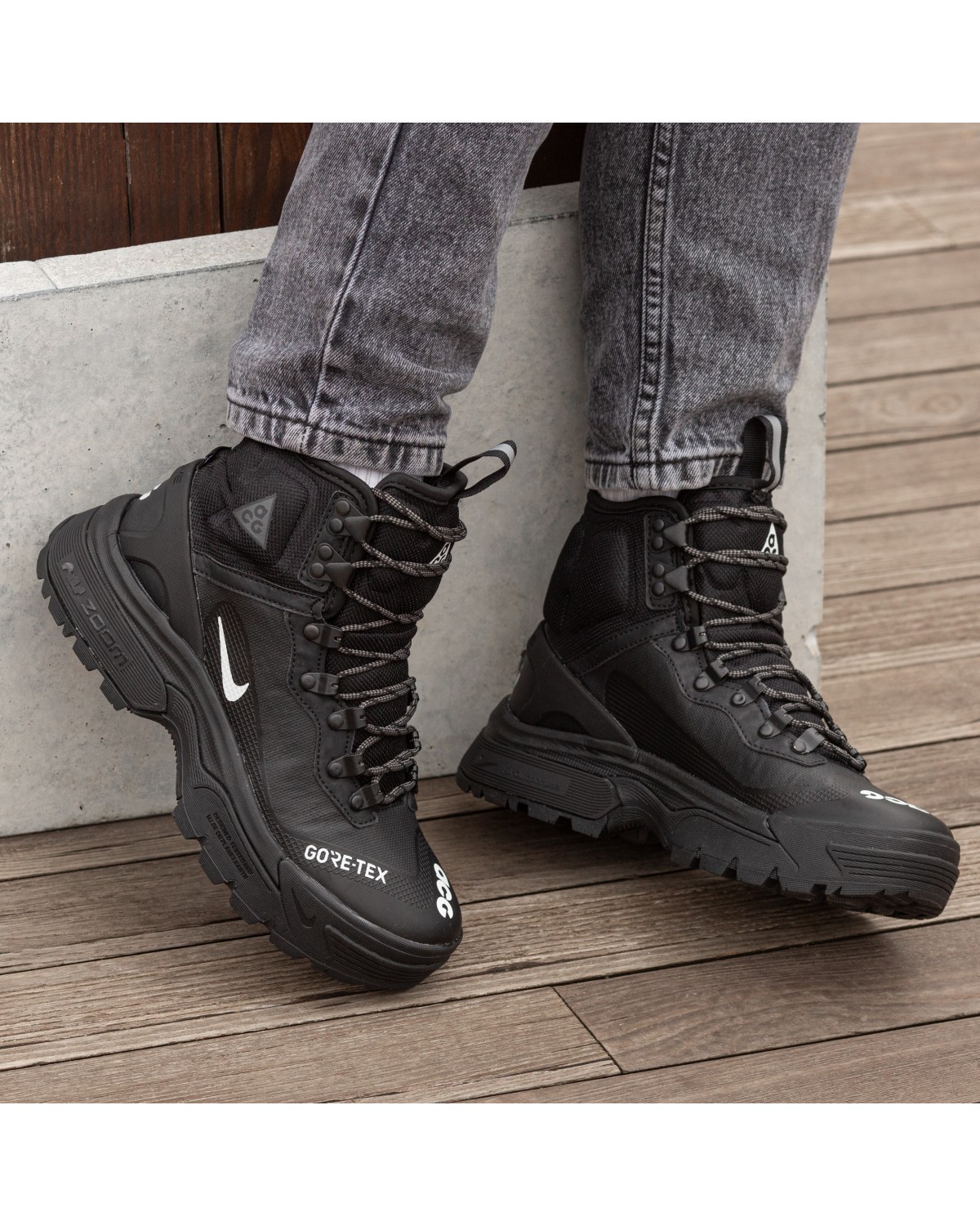 Nike ACG Air Zoom Gaiadome GTX Black White