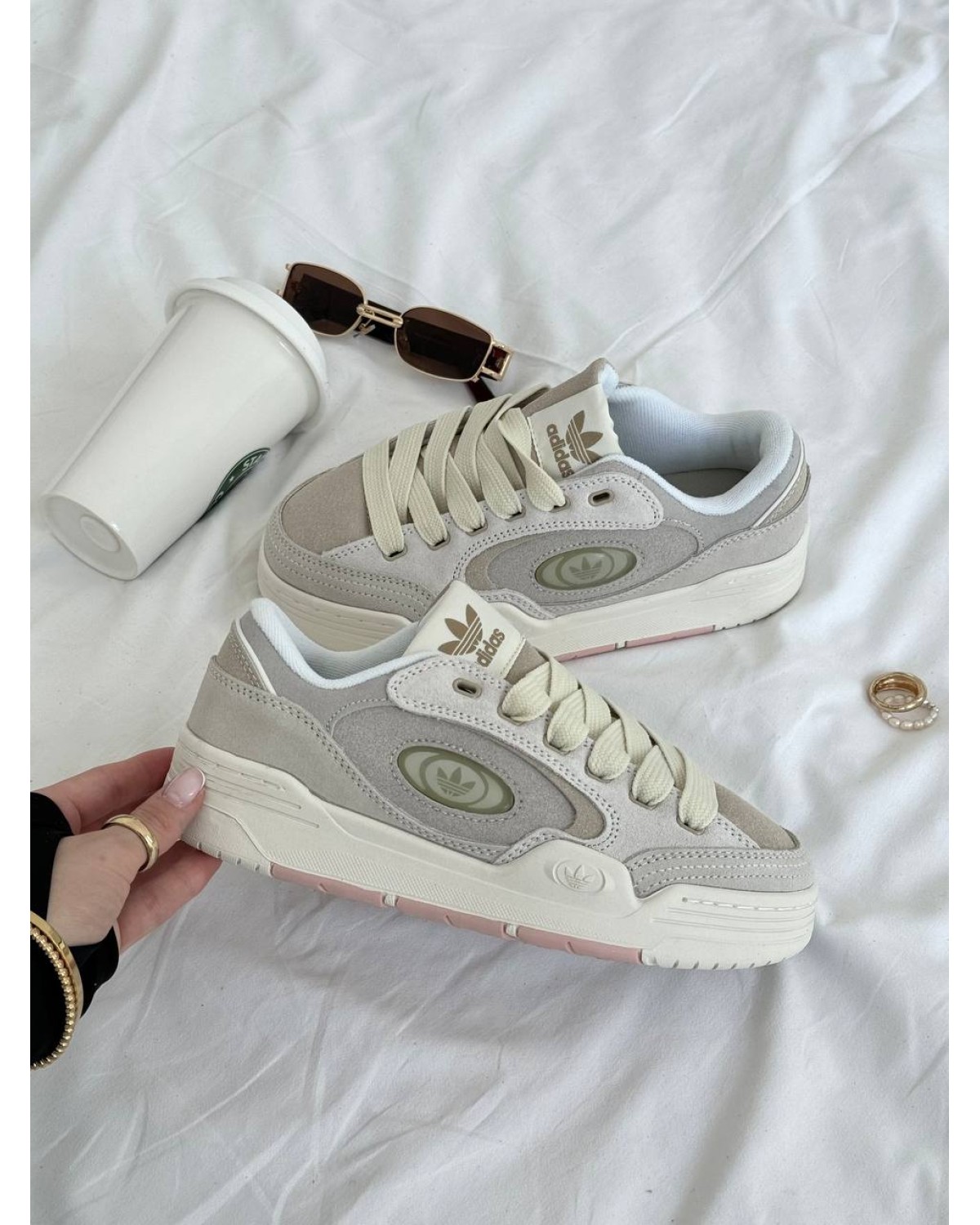 Adidas Adi2000 Grey Beige Purple Pink