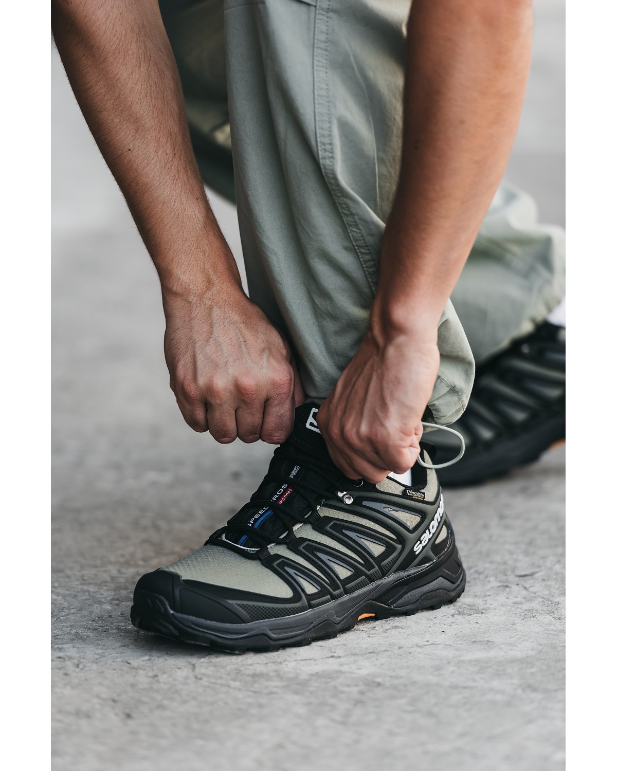 Salomon Speed Cross Pro Gore-Tex Thinsulate Black Green