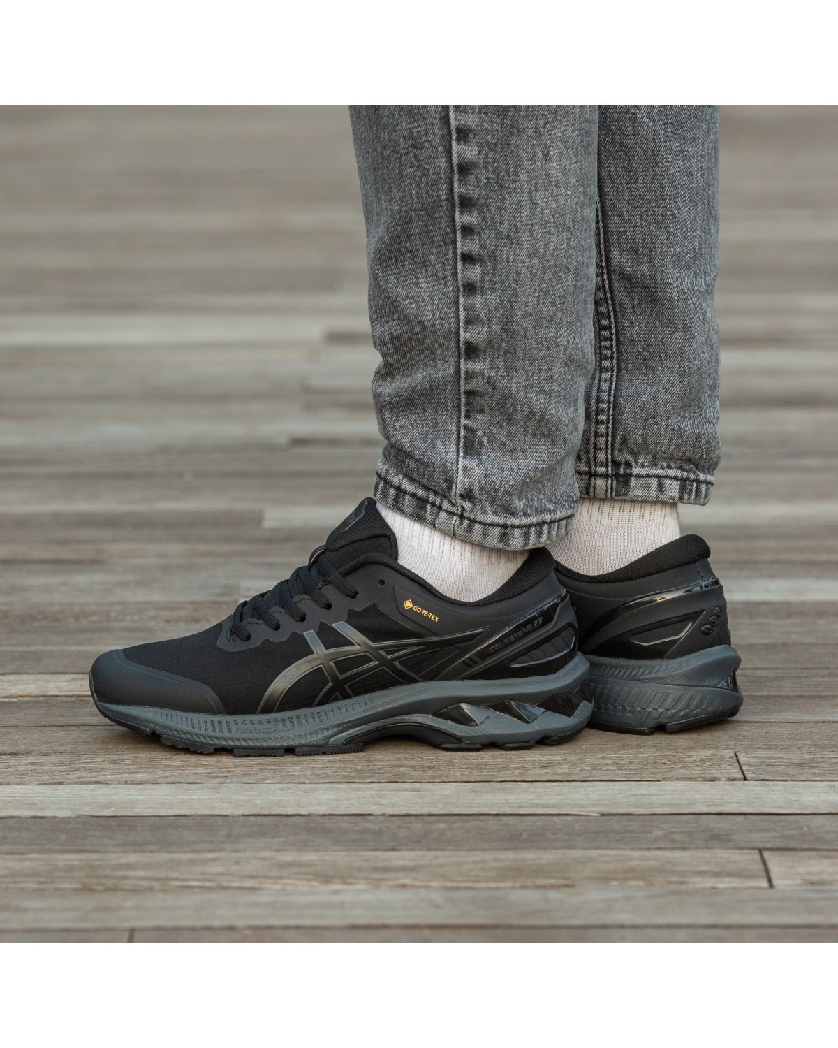 Asics Gel Kayano 27 Gore Tex  Black Grey