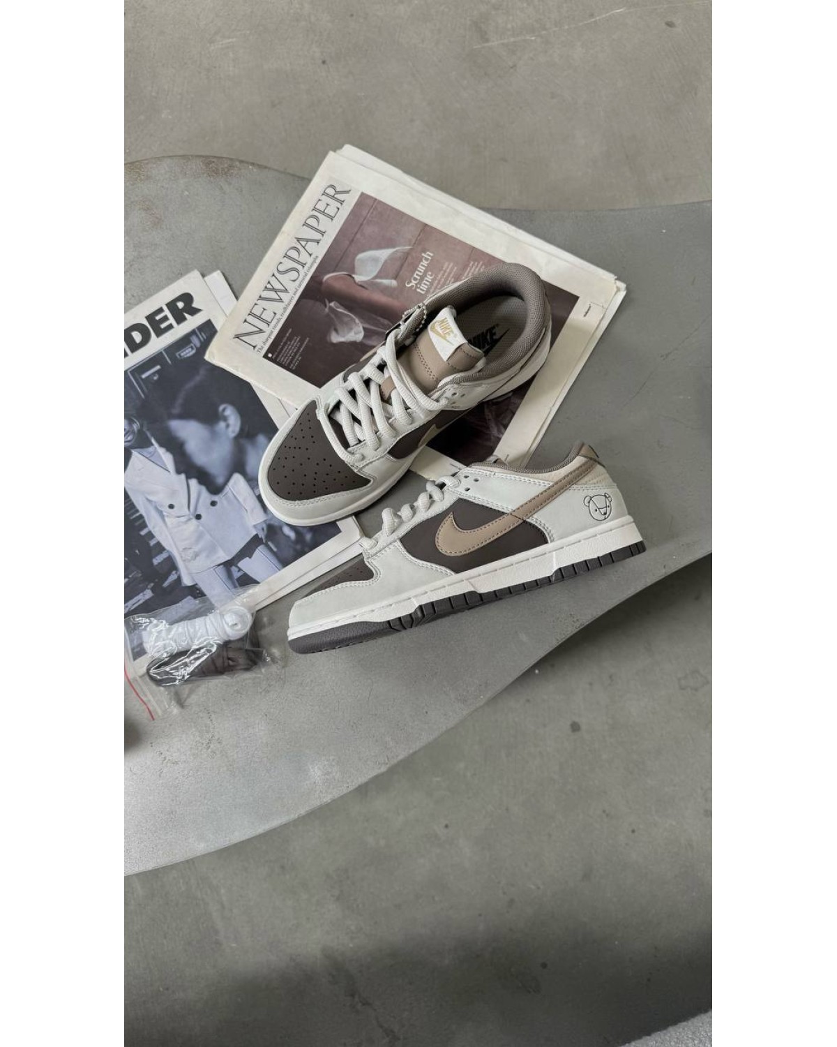 Nike Sb Dunk Low Beige Brown Bear