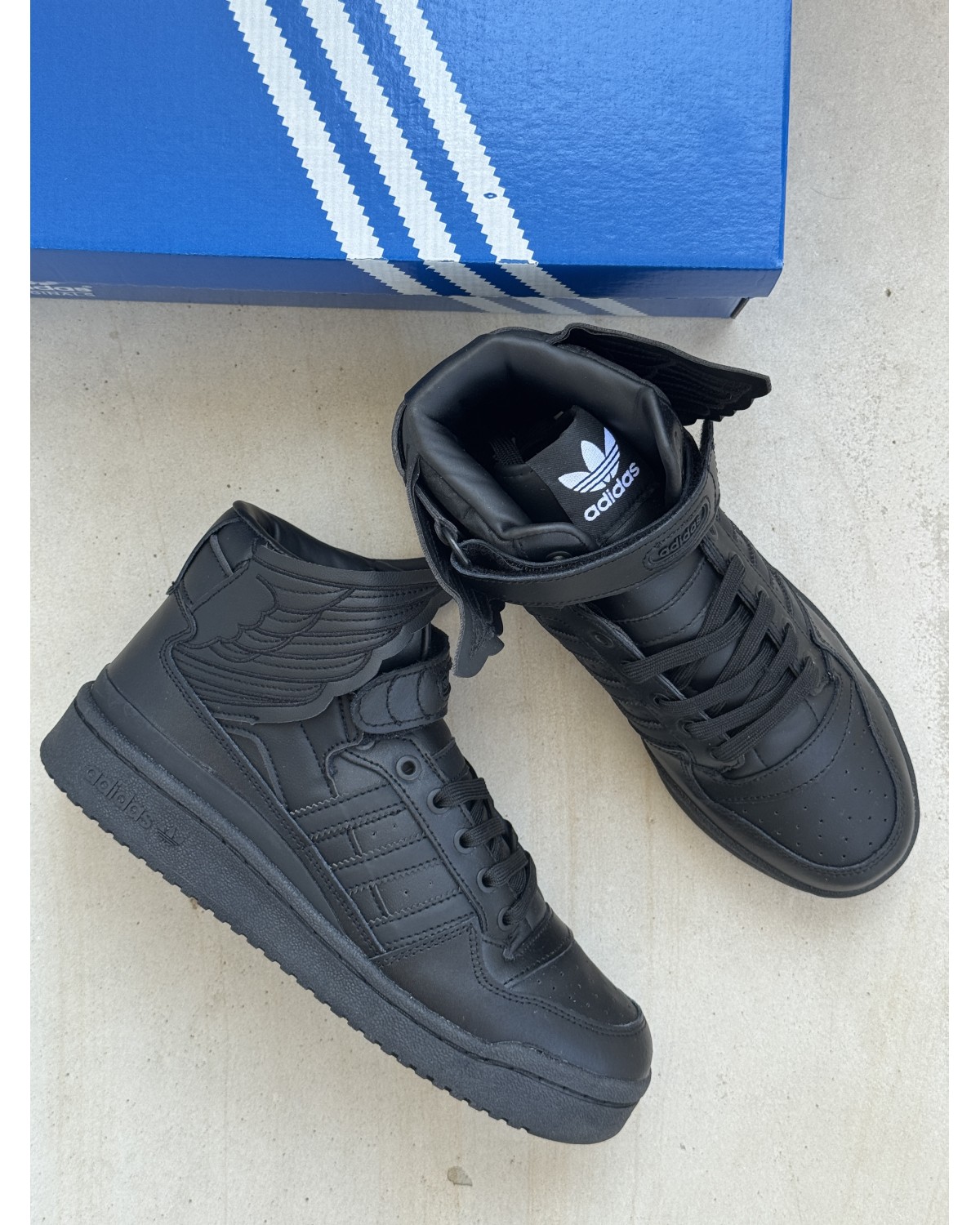 Adidas x Jeremy Scott Forum Hi Wings 4.0 Black