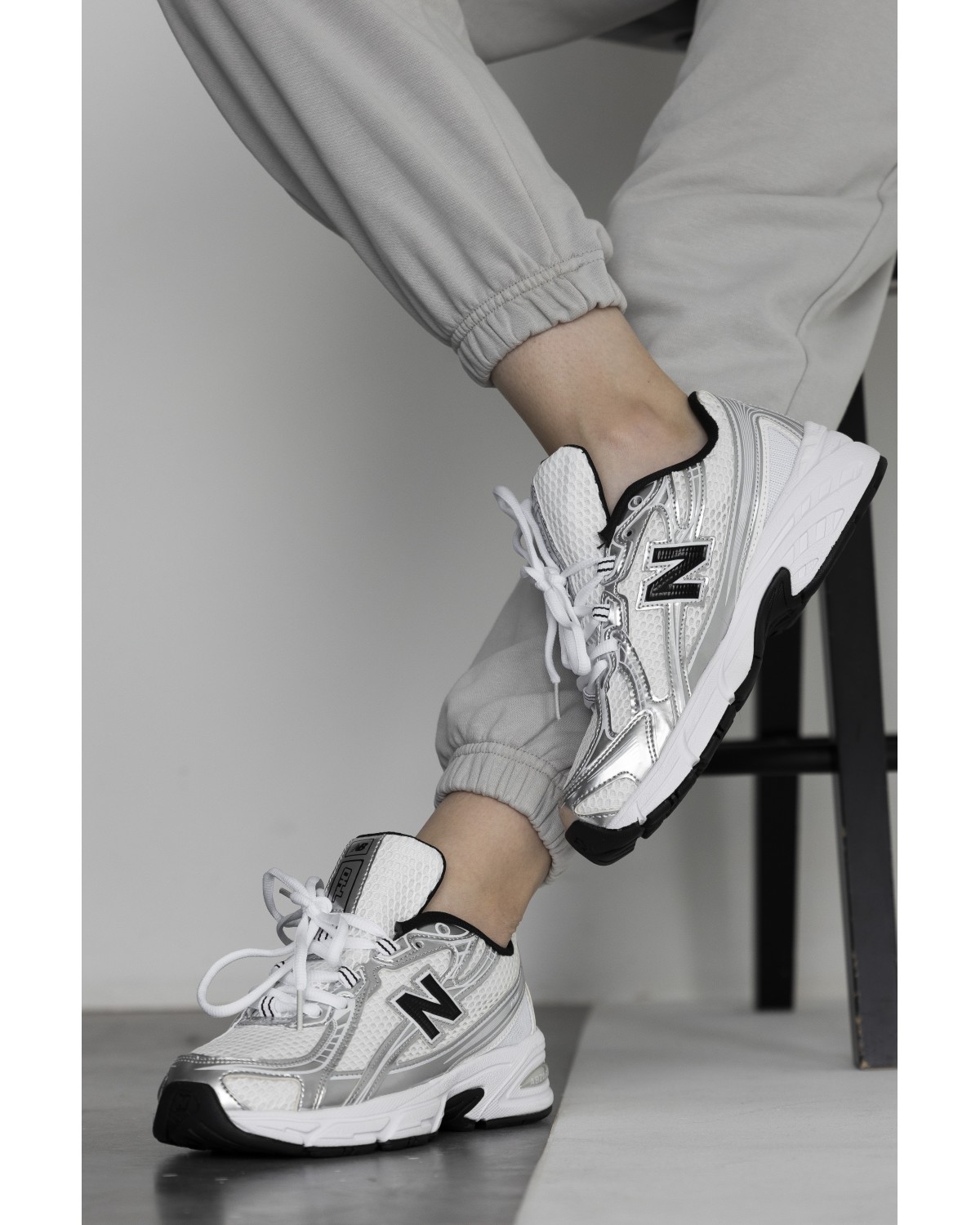 New Balance 740v2 White Silver Black