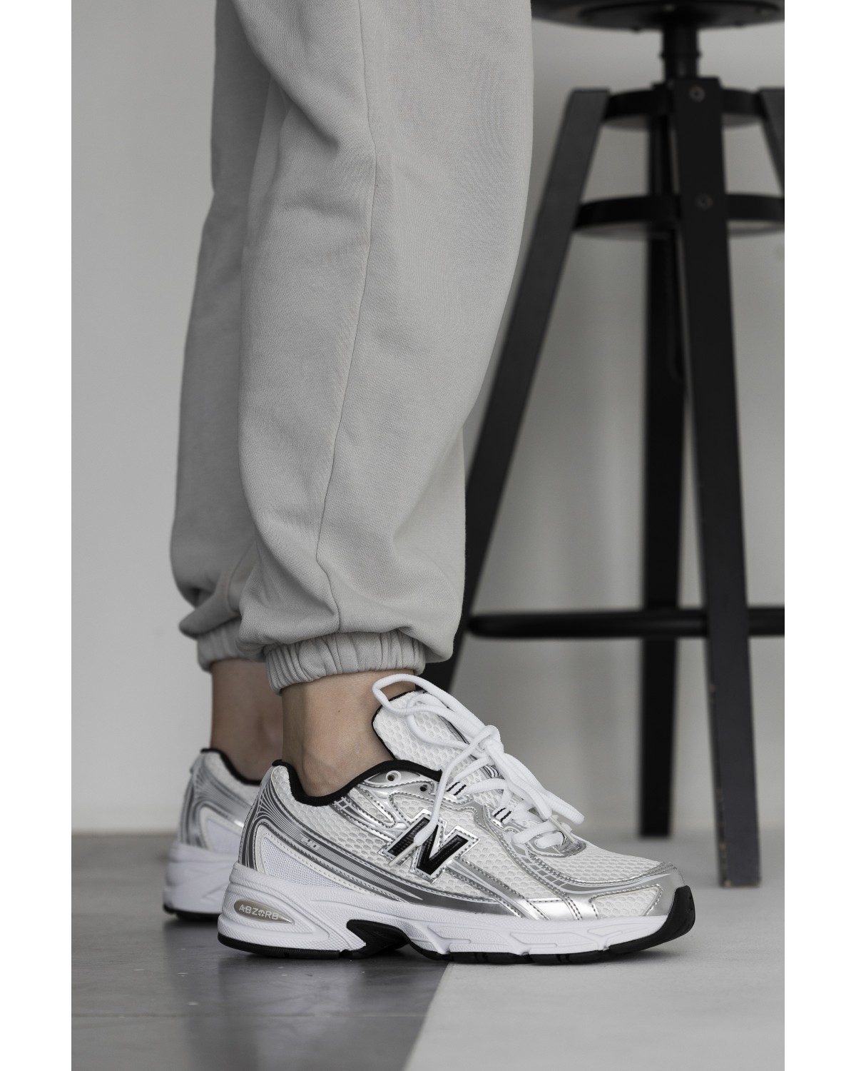 New Balance 740v2 White Silver Black