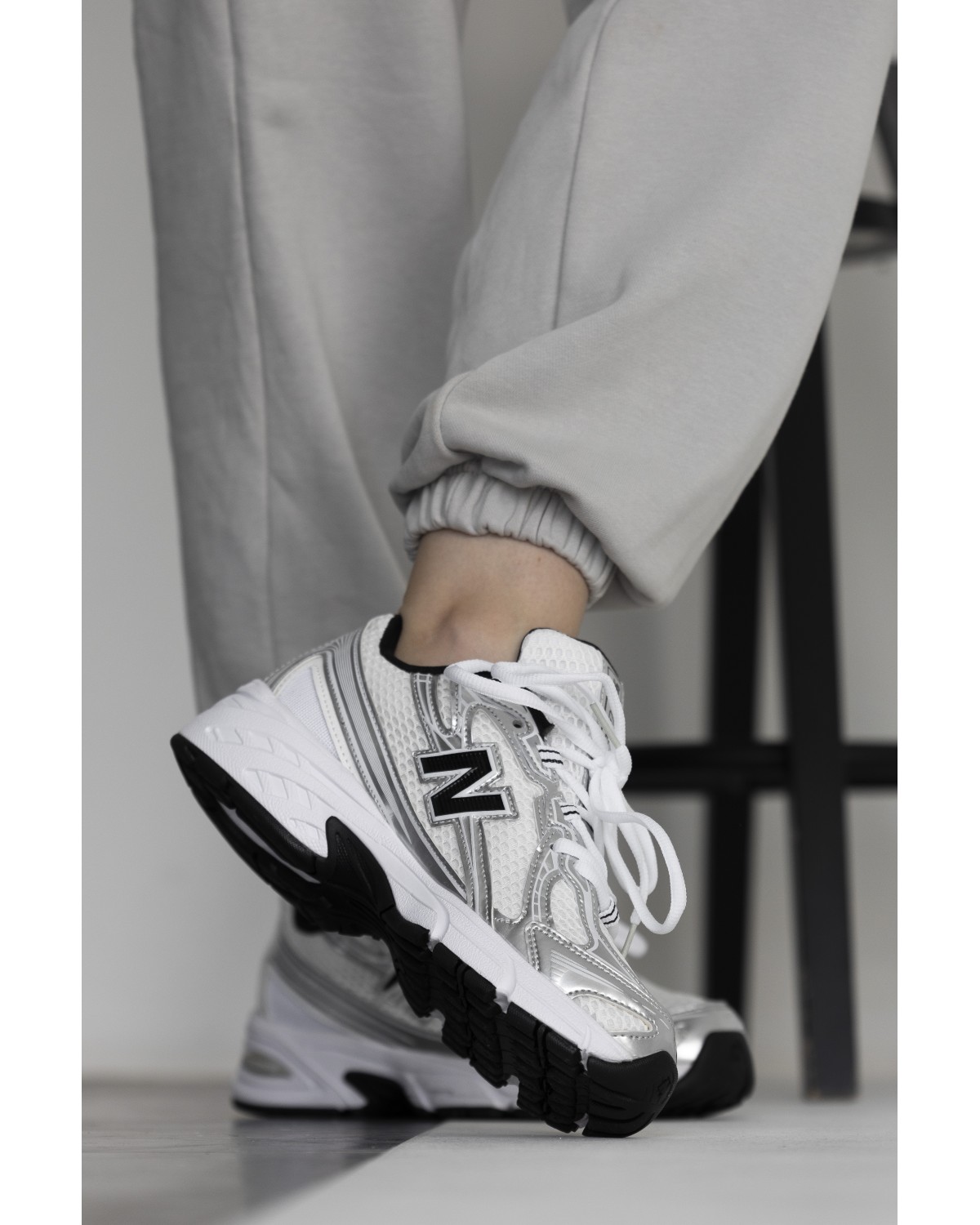 New Balance 740v2 White Silver Black