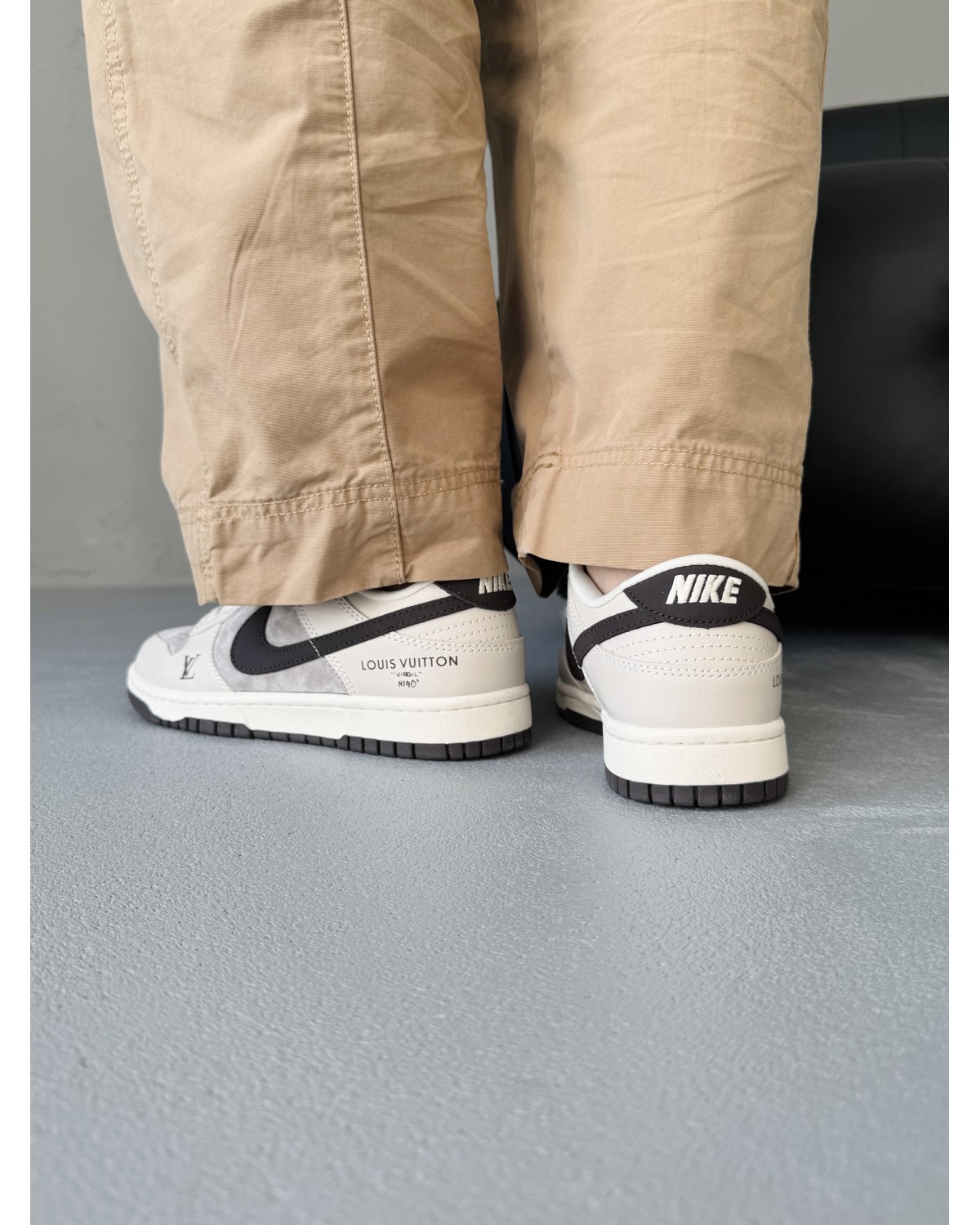 Nike SB Dunk Low x Louis Vuitton Grey/Black Nike SB Dunk Low x Louis Vuitton Grey/Black