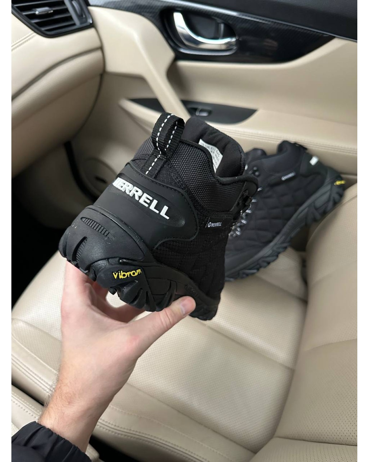 Merrell ICE CUP MOC II Black White FUR