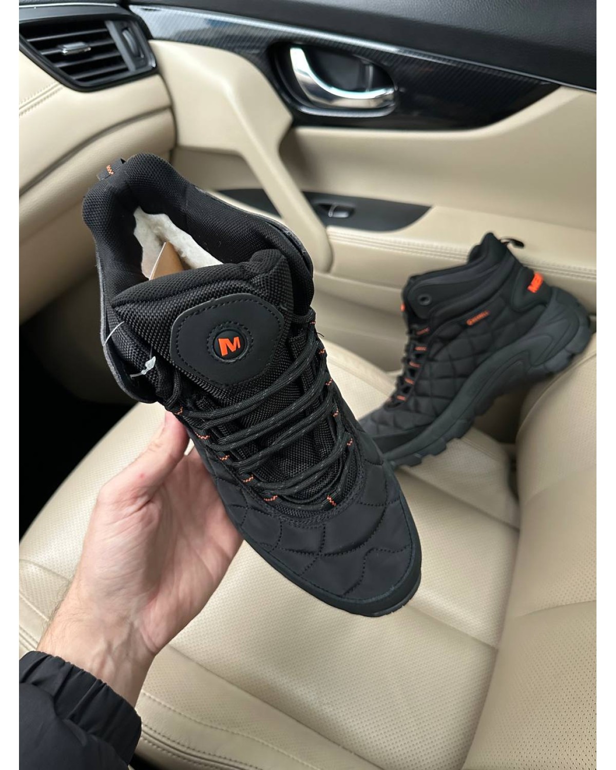 Merrell ICE CUP MOC II Black Orange FUR