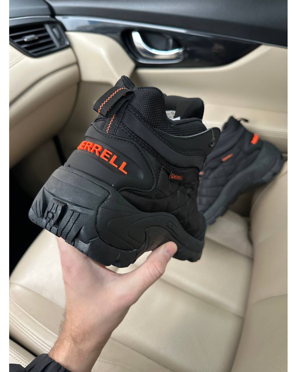 Merrell ICE CUP MOC II Black Orange FUR