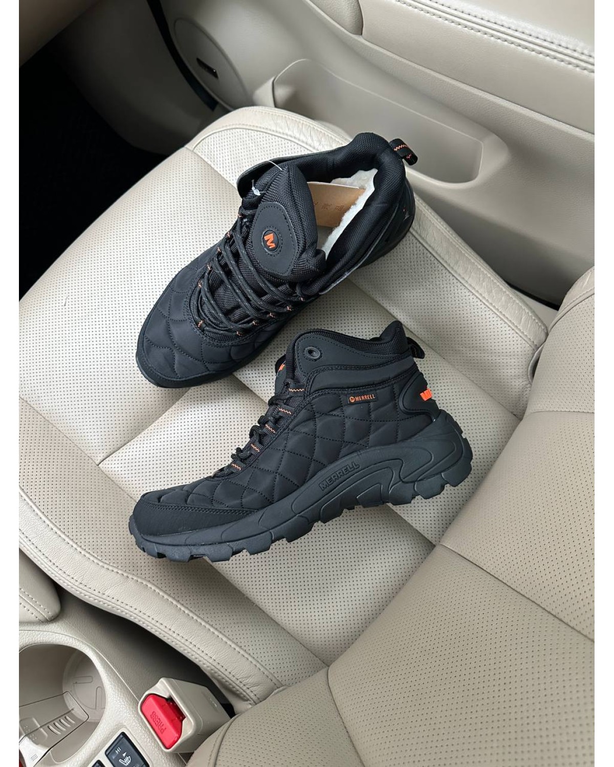 Merrell ICE CUP MOC II Black Orange FUR