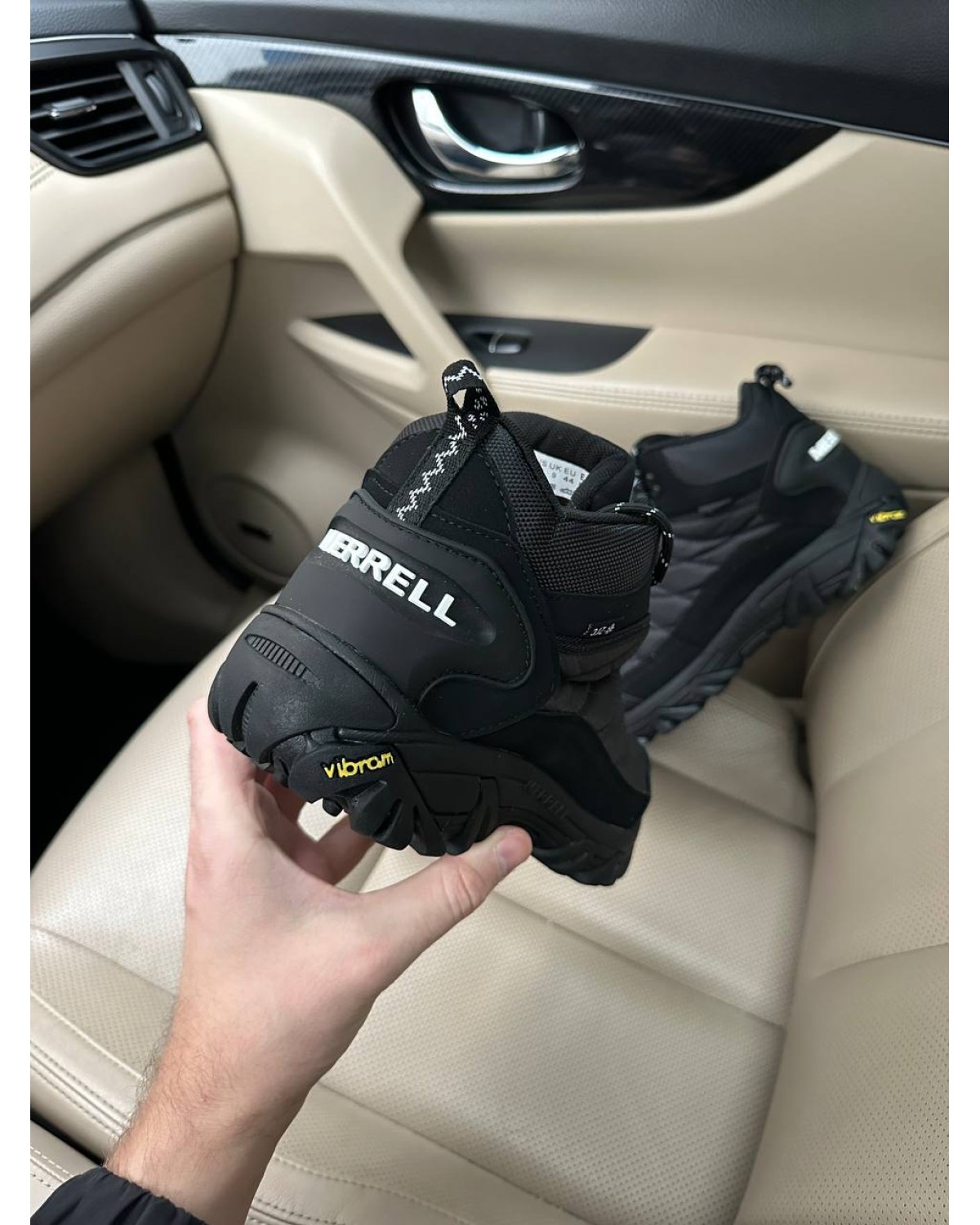 Merrell ICE CUP MOC II High Black White FUR