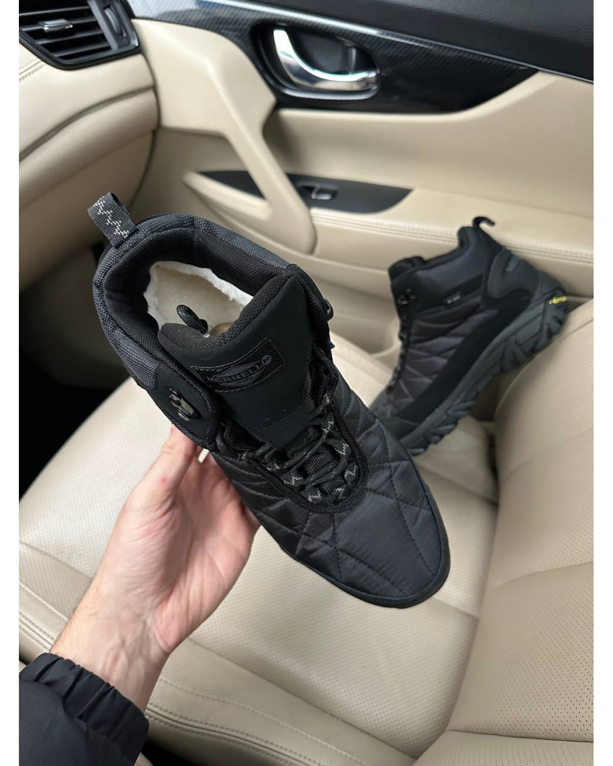 Merrell ICE CUP MOC II High Black FUR