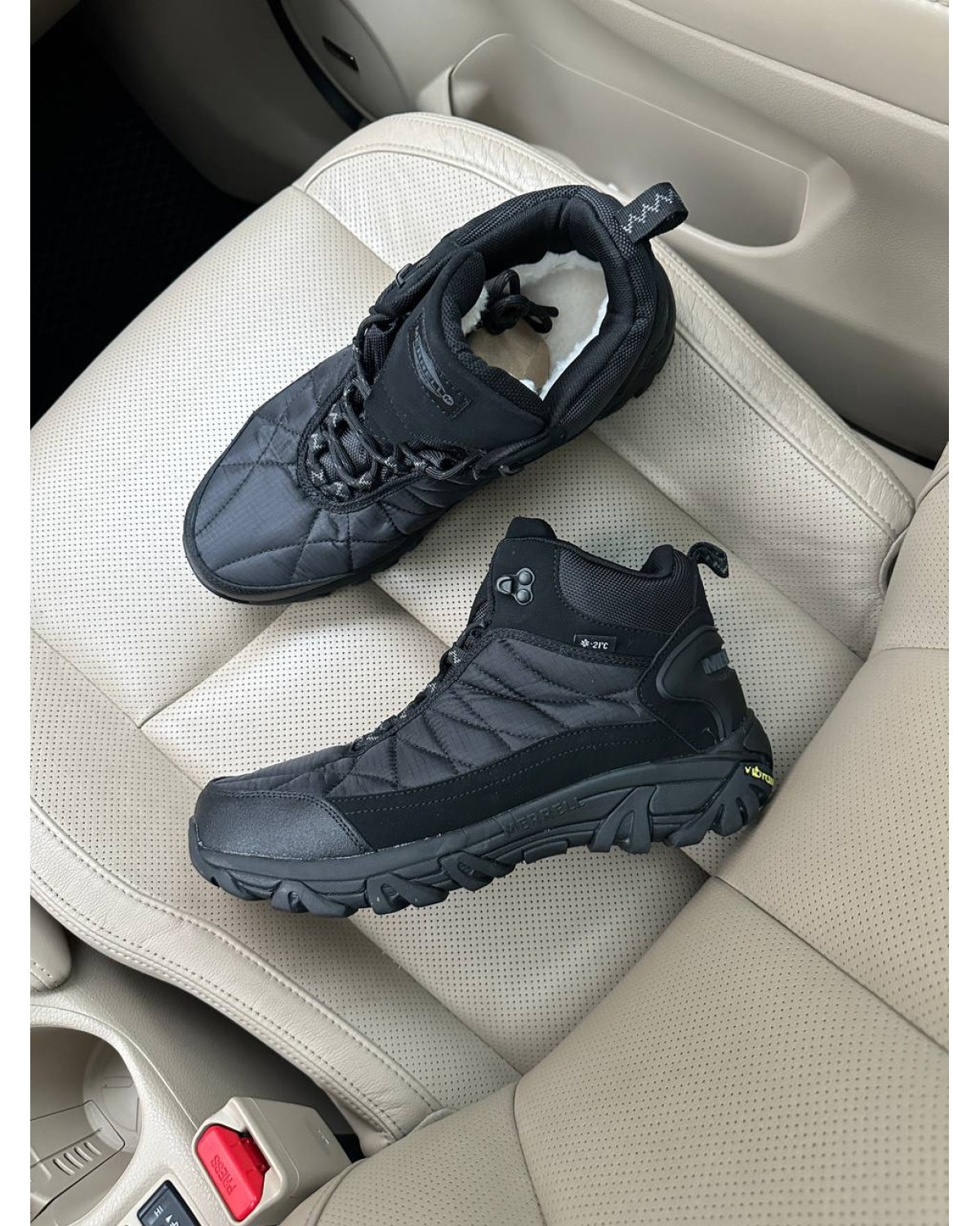 Merrell ICE CUP MOC II High Black FUR
