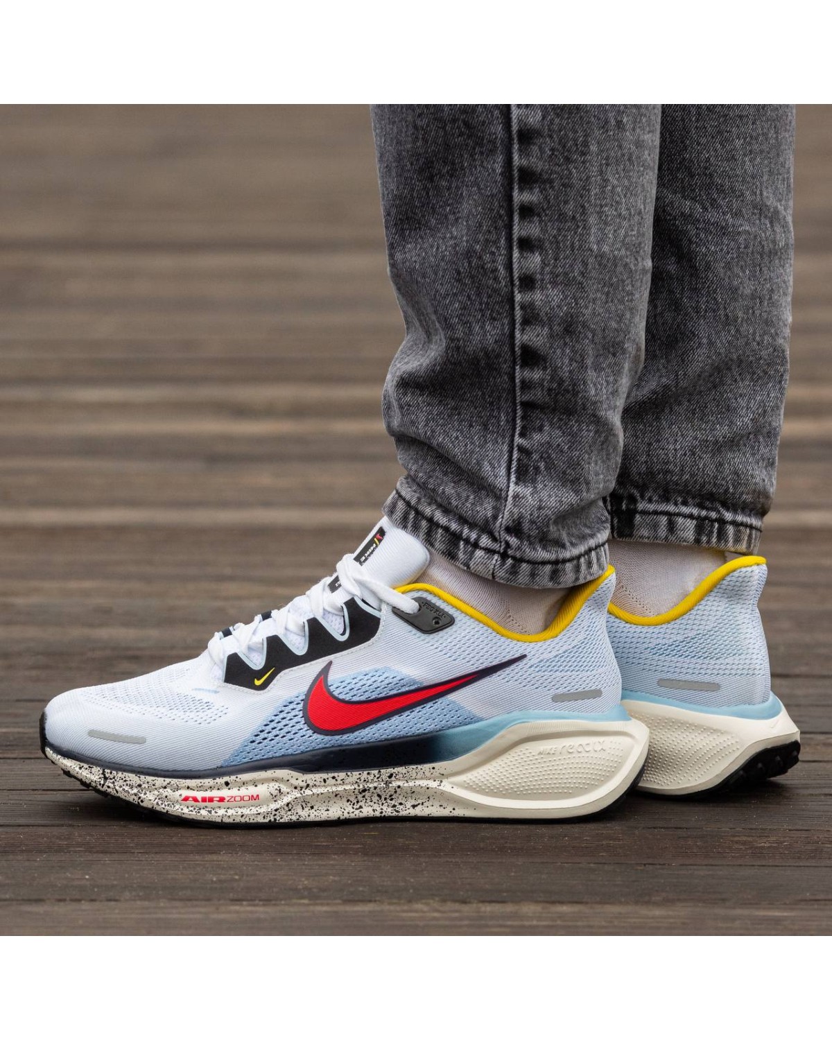 Nike Air Zoom Pegasus 41 White Blue Yellow