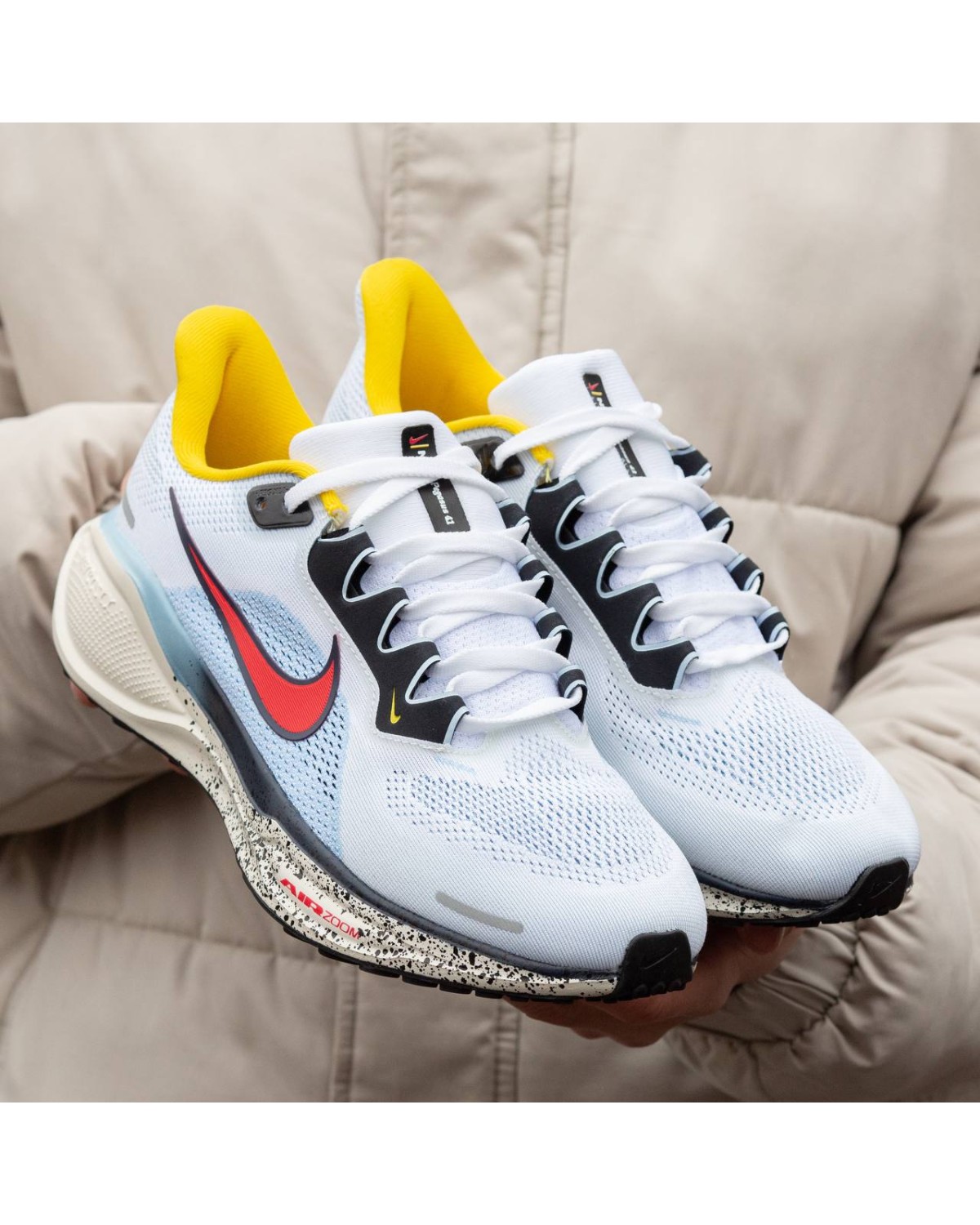 Nike Air Zoom Pegasus 41 White Blue Yellow