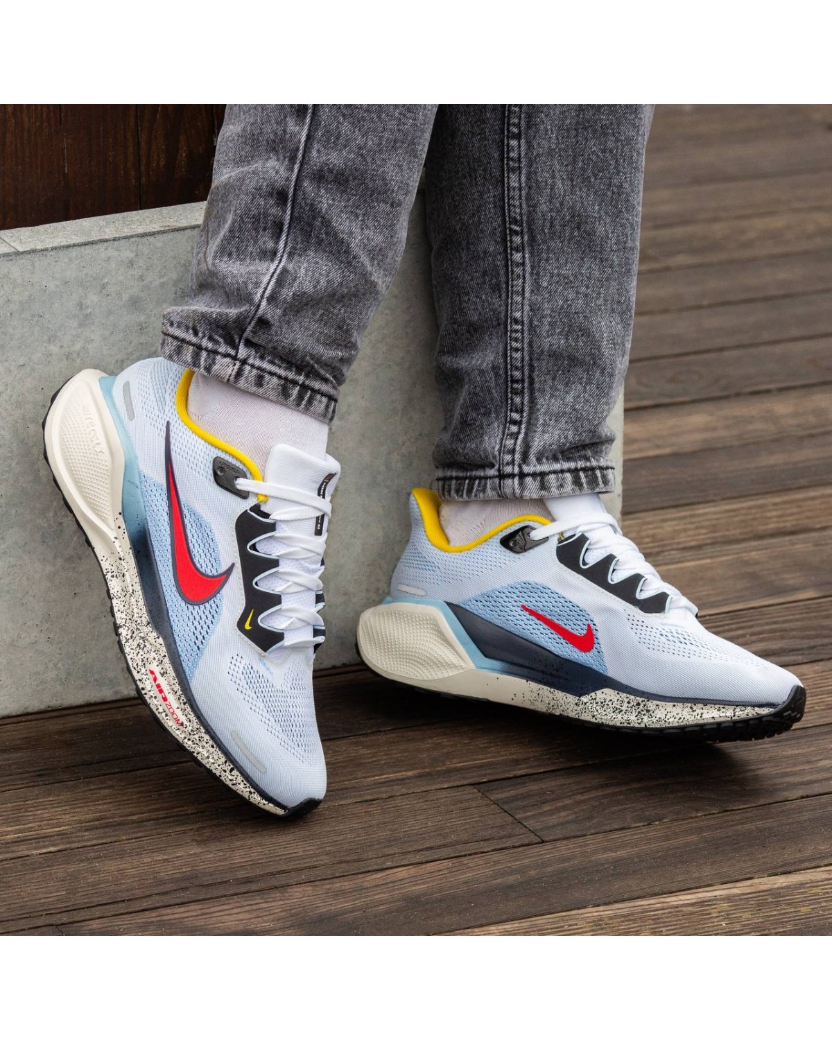 Nike Air Zoom Pegasus 41 White Blue Yellow