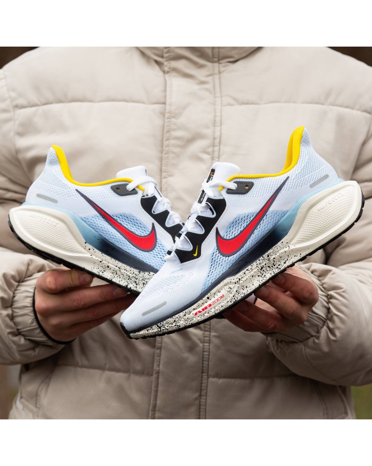 Nike Air Zoom Pegasus 41 White Blue Yellow
