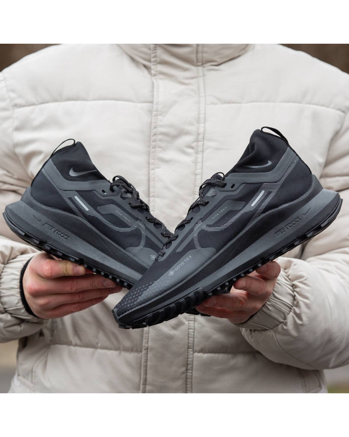 Nike Pegasus Trail 4 Gore-Tex Black Grey
