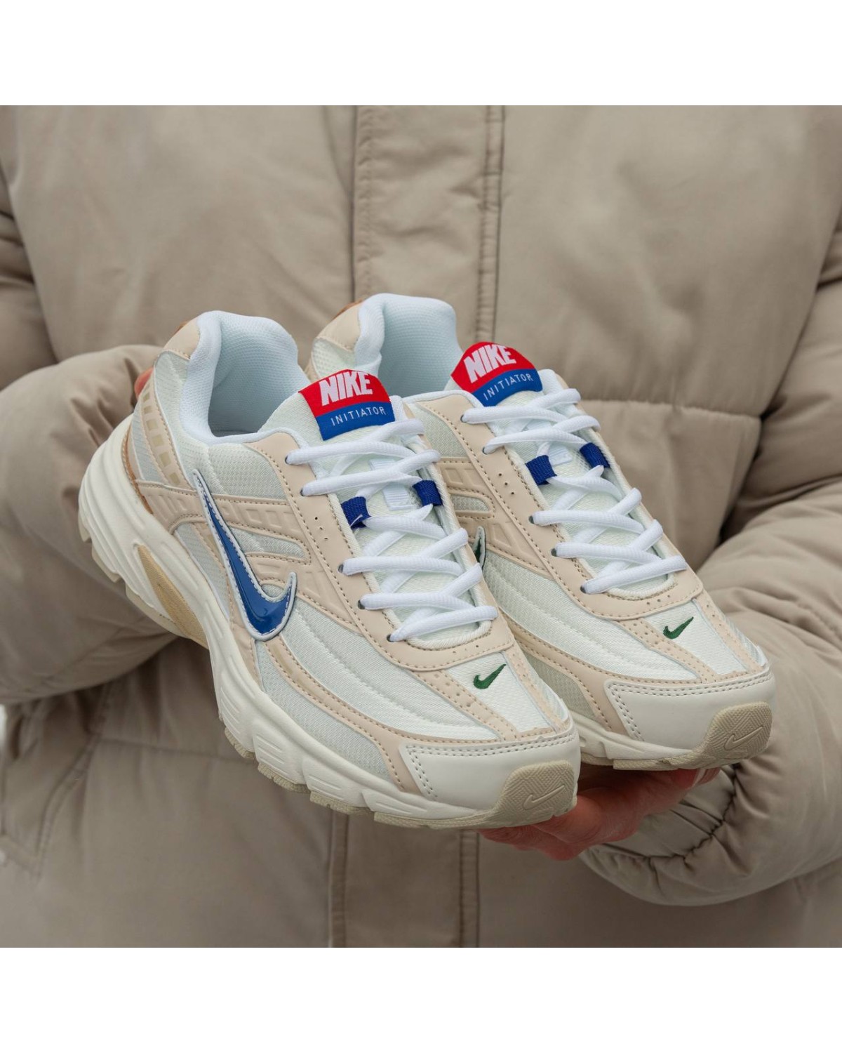 Nike Initiator Beige White Blue