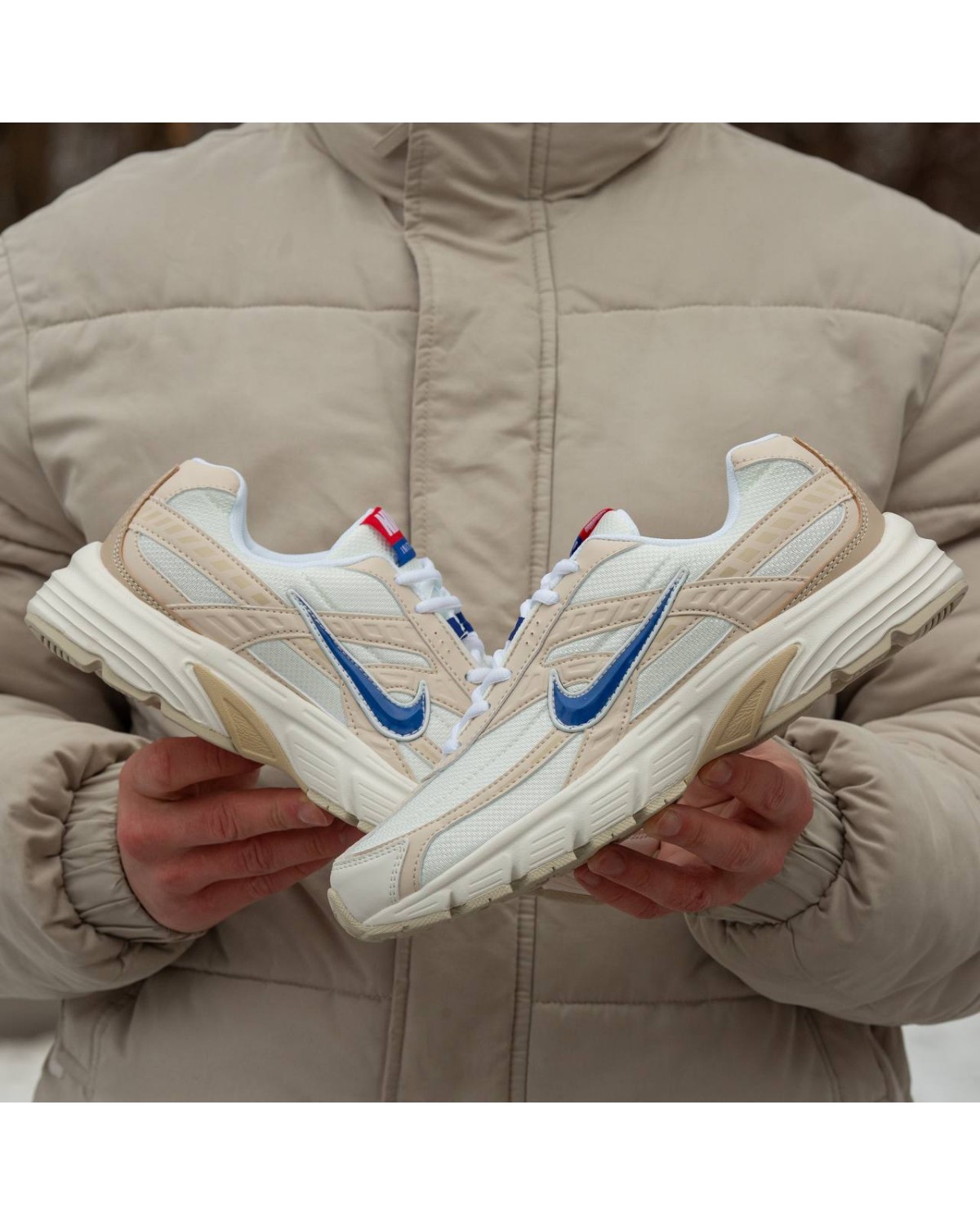 Nike Initiator Beige White Blue