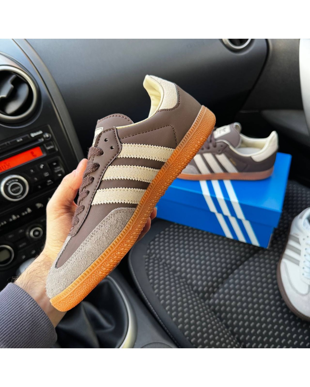Adidas Samba Brown Grey