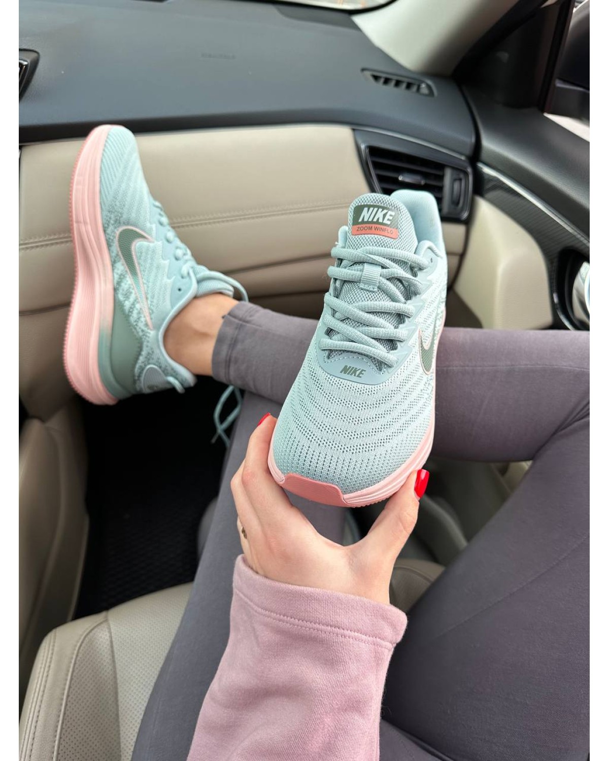 Nike Air Zoom Winflo Blue Pink Powder