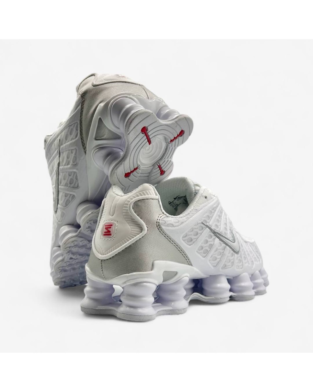 Nike Shox TL White Silver