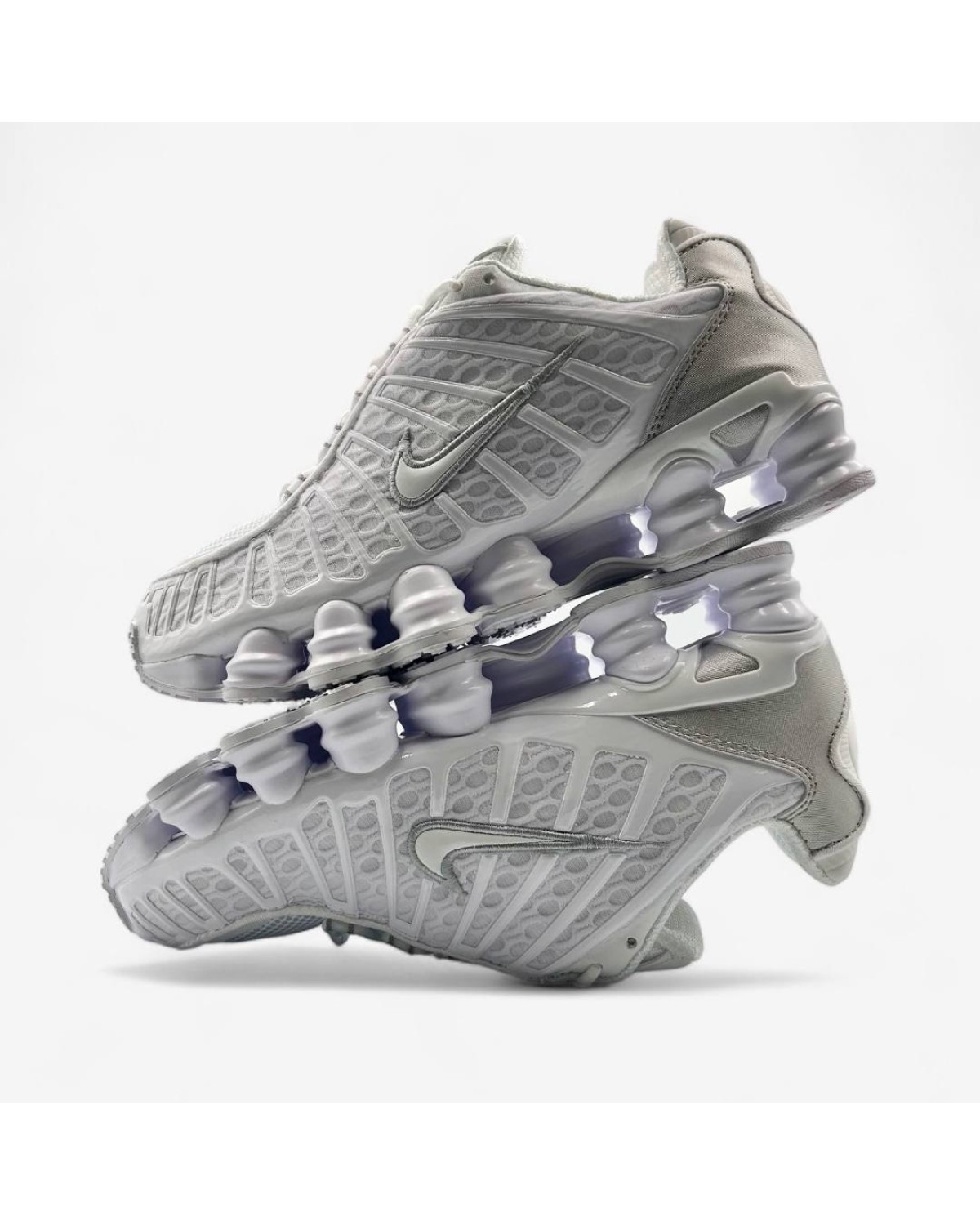 Nike Shox TL White Silver