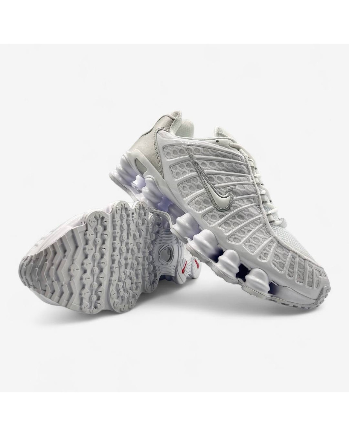 Nike Shox TL White Silver