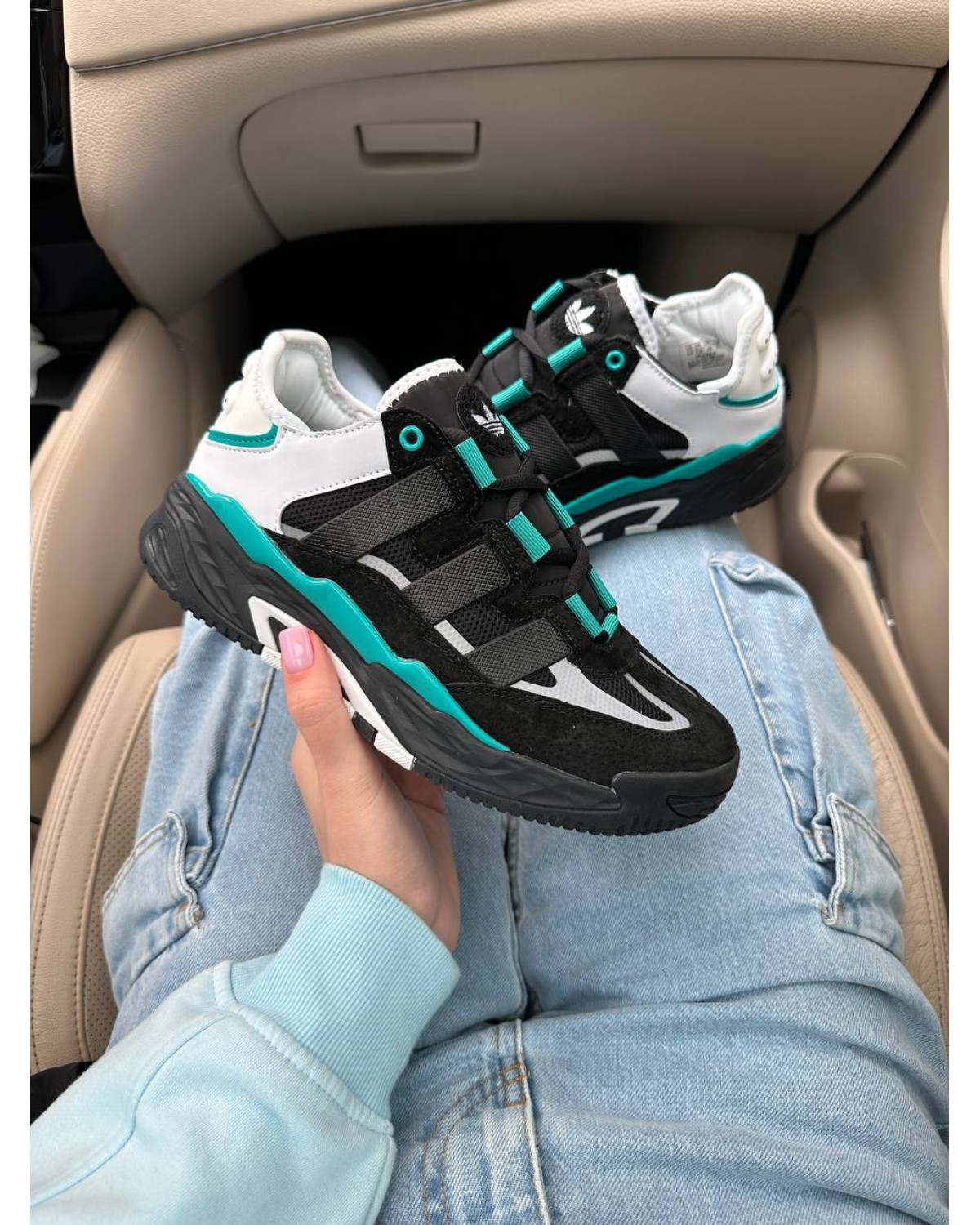 Adidas Niteball Black Turquoise