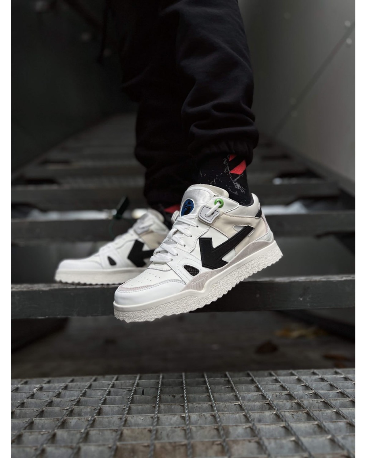 Off-White Sponge Mid Top Cloud White Black