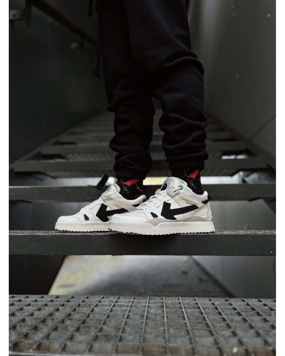 Off-White Sponge Mid Top Cloud White Black